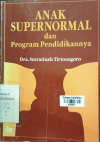 Image of ANAK SUPERNORMAL dan Program Pendidikannya