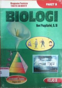 Image of Biologi Paket B Kelas IX : Menggunakan Pendekatan Tematik dan Induktif